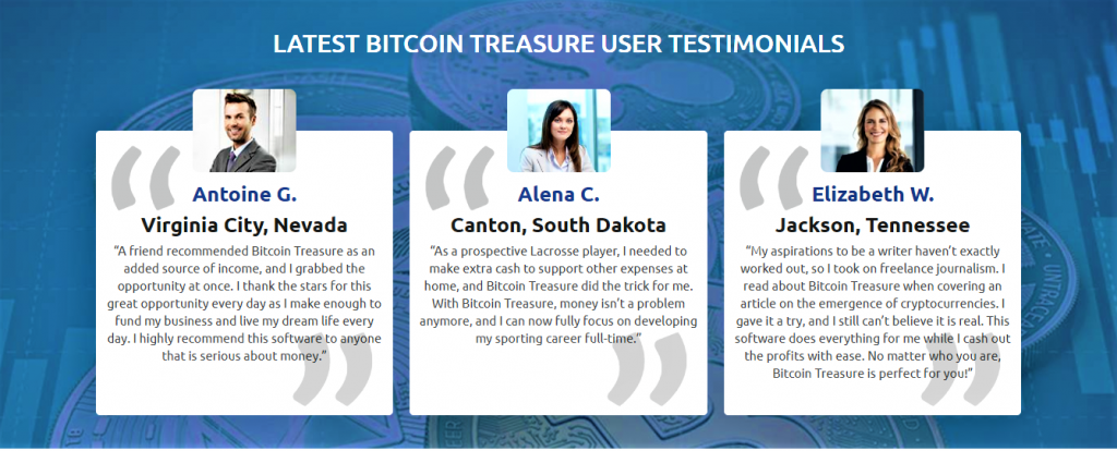 Bitcoin Treasure testimonies