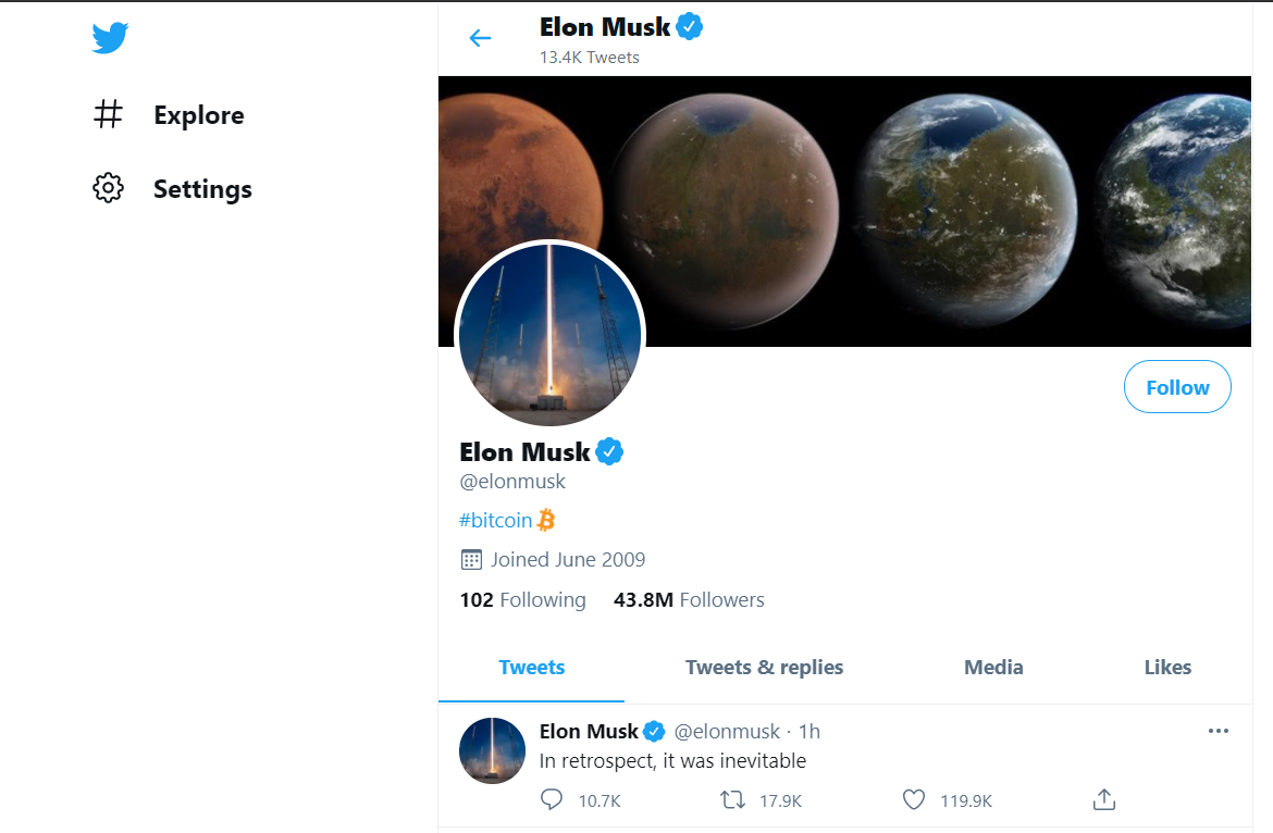 Elon Musk Bit Coin